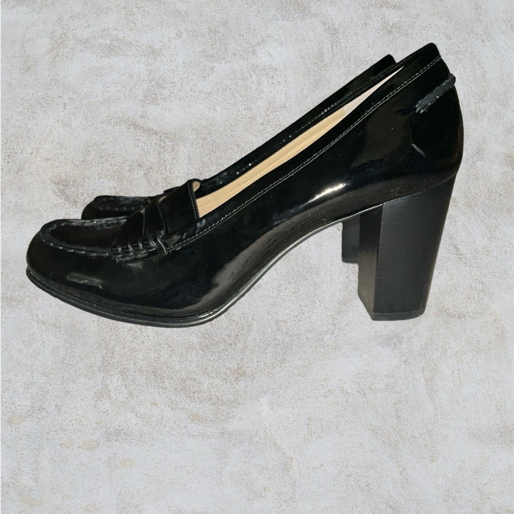 Black oxford Michael kors chunky heel💋